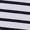 WEISS/ NAVY GESTREIFT