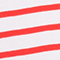 ROT/ WEISS GESTREIFT