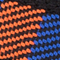 BLAU/ ORANGE/ SCHWARZ