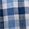 HELLBLAU/ BLAU/ OFFWHITE KARIERT