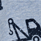 HELLBLAU/ NAVY MELIERT