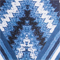 SCHWARZ/ BLAU/ WEISS