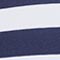 NAVY/ WEISS GESTREIFT