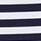 NAVY/ WEISS GESTREIFT