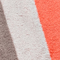 KORALLE/ BEIGE GESTREIFT
