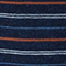 DUNKELBLAU/ ORANGE/ WEISS GESTREIFT