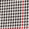 SCHWARZ/ ROT/ CREME