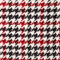 CREME/ SCHWARZ/ ROT