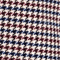 CREME/ BLAU/ DUNKELROT