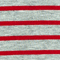 GRAU/ ROT GESTREIFT