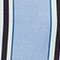 HELLBLAU/ WEISS/ SCHWARZ GESTREIFT