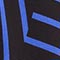 BLAU/ SCHWARZ GESTREIFT