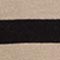 SCHWARZ/ BEIGE GESTREIFT