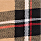 BEIGE/ SCHWARZ/ ROT KARIERT