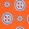 ORANGE/ BLAU