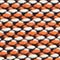 ORANGE/ DUNKELBLAU