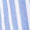 WEISS/ BLAU GESTREIFT