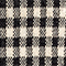 SCHWARZ/ CREME KARIERT