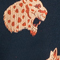 PETROL/ BEIGE/ DUNKELORANGE