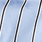 HELLBLAU/ SCHWARZ GESTREIFT