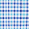 BLAU/ TÜRKIS/ WEISS KARIERT