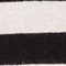 SCHWARZ/ CREME GESTREIFT