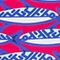 BLAU/ FUCHSIA/ WEISS