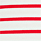 CREME/ ROT GESTREIFT