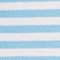 HELLBLAU/ WEISS GESTREIFT