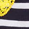 NAVY/ WEISS GESTREIFT