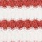 DUNKELROT/ CREME GESTREIFT