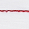 WEISS/ ROT GESTREIFT