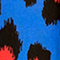 BLAU/ ROT/ SCHWARZ