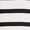 SCHWARZ/ CREME GESTREIFT