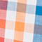 WEISS/ BLAU/ ORANGE KARIERT