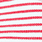 WEISS/ ROT GESTREIFT
