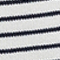 WEISS/ DUNKELBLAU GESTREIFT