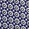 DUNKELBLAU/ WEISS