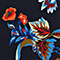 DUNKELBLAU/ BLAU/ ROT
