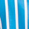 HELLBLAU/ WEISS GESTREIFT