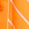 ORANGE/ WEISS GESTREIFT