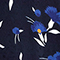 BLAU GEMUSTERT
