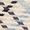WEISS/ BEIGE/ DUNKELBLAU
