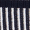 WEISS/ DUNKELBLAU GESTREIFT