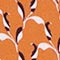 ORANGE/ WEISS