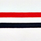 WEISS/ BLAU/ ROT GESTREIFT