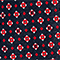 DUNKELBLAU/ ROT
