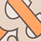 BEIGE/ ORANGE