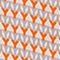 CREME/ HELLBLAU/ ORANGE