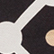 SCHWARZ/ CREME/ GELB